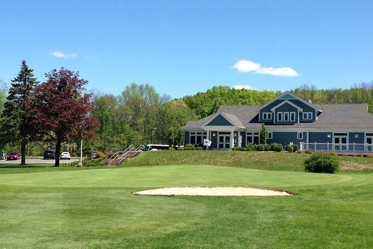 overlooking fairways and greens at the Links at Mass Golf