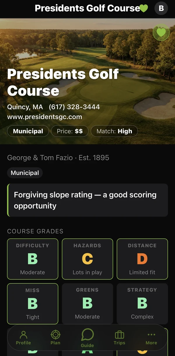 Course grades, not star ratings