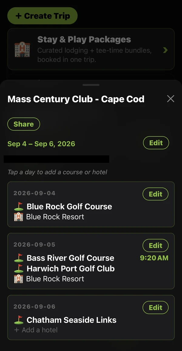 Trip planning